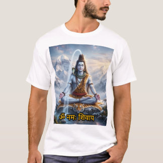 Mahadev Spiritual Energy ArtT-Shirt Tシャツ