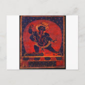 Mahakala、12世紀 ポストカード (正面)