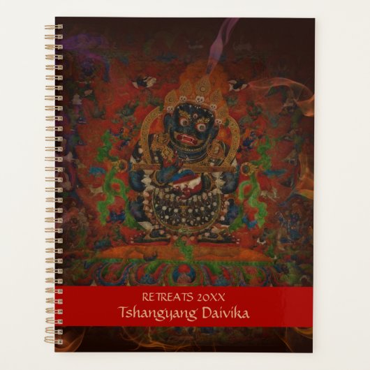 Mahakala From Tibetan Buddhism Personalized プランナー手帳 (正面)