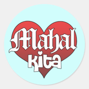 Mahal Kita (ステッカー) ラウンドシール