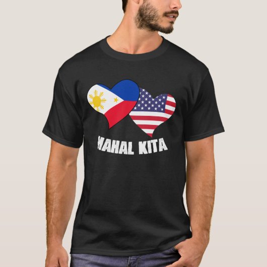 Mahal Kita Filipino Love Expression For A Pinay Tシャツ (正面)
