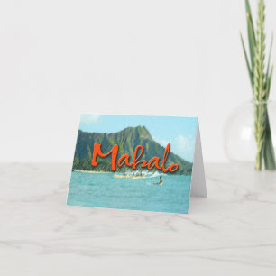 Mahaloのダイヤモンドの頭部 サンキューカード