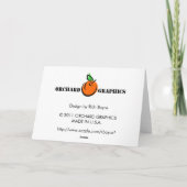 Mahalo サンキューカード (裏面)