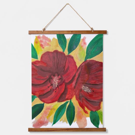 Mahalo 吊り下げ型タペストリー (正面)