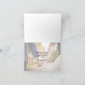 Mahalo Photo 結婚's Thank You Note Card サンキューカード (内部)