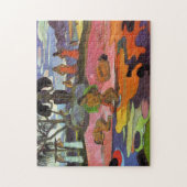 「Mahana Atua無し」-ポール・ゴーギャン ジグソーパズル (縦)