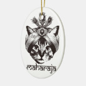 Maharaja Cat セラミックオーナメント (左)