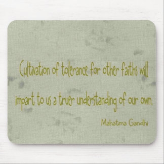 Mahatma Gandhiの引用文 マウスパッド