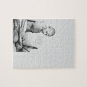 Mahatma Gandhiの引用文、少数の1つ、真実 ジグソーパズル (横)