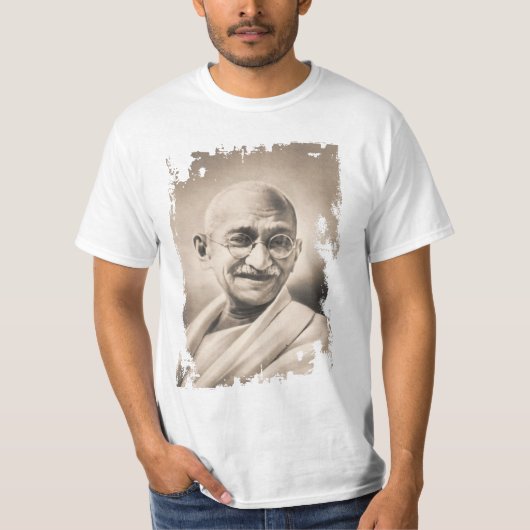 Mahatma GandhiのTシャツ Tシャツ (正面)
