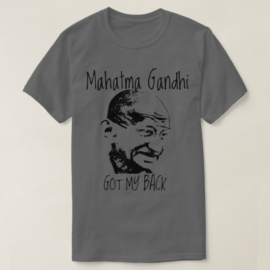 Mahatma GandhiシャツMahatma Gandhi Tシャツ (デザイン正面)