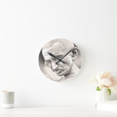 Mahatma Gandhi ラウンド壁時計 (ホーム)