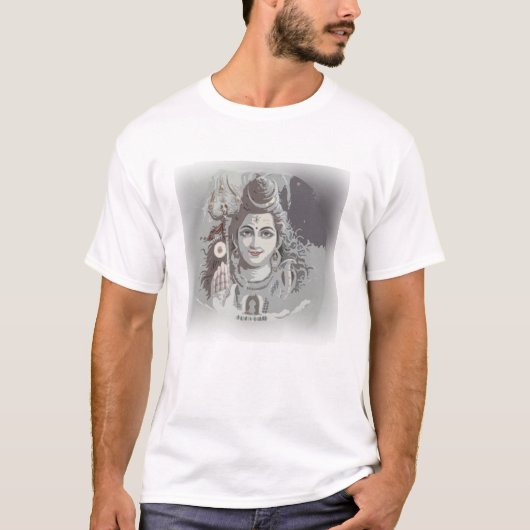 Mahavdev Shiva Tシャツ – ヒンズー教の神恵みが捧げる (正面)