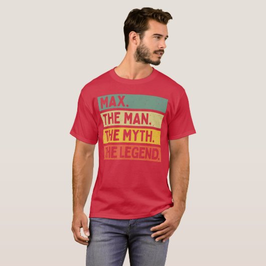 Mahe Manhe Mythhe Legend Funny Personalized Quote  Tシャツ (正面フル)