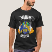 Maher Crest Coat of Arms *Add Location* T-Shirt Tシャツ (正面)
