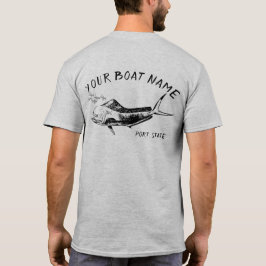 Mahiのボートの名前のワイシャツ Tシャツ