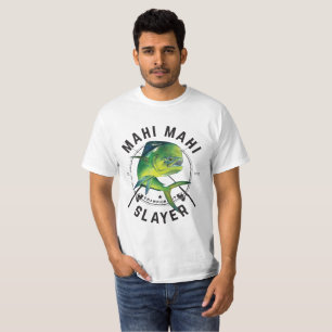 Mahi Mahiの殺害者- Mahiの魚釣りのワイシャツ Tシャツ