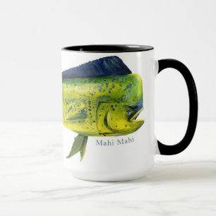 Mahi Mahiの魚のマグ マグカップ