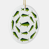 Mahi Mahiの魚-イルカ- Dorado セラミックオーナメント (右)