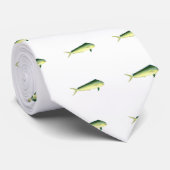 Mahi Mahi -イルカの魚の芸術 ネクタイ (ロール)