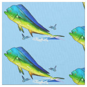 Mahi Mahi ファブリック (クローズアップ)