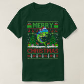 Mahi Mahi Fish Lover Xmas Tree Santa Mahi Mahi Chr Tシャツ (デザイン正面)