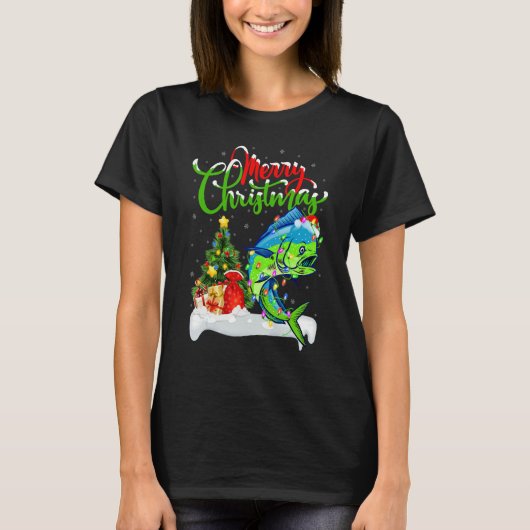 Mahi Mahi Fish   Xmas Decorations Mahi Mahi Christ Tシャツ (正面)