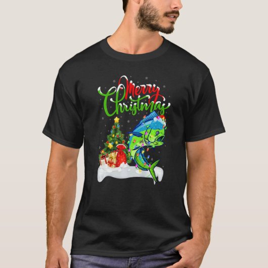 Mahi Mahi Fish  Xmas Decorations Mahi Mahi Christm Tシャツ (正面)
