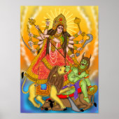 Mahishasur Mardini Durga Poster ポスター (正面)