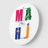 MAHJの世界の時計 ラージ壁時計 (傾斜)