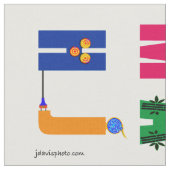 MAHJの生地 ファブリック (クローズアップ)