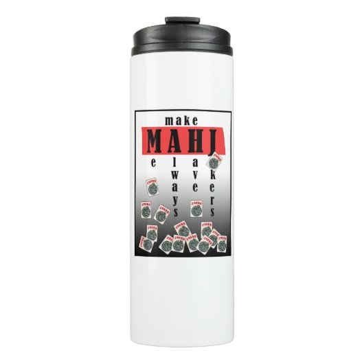 mahjongのジョーカーのロゴ タンブラー (正面)