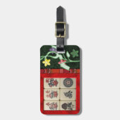 Mahjongのタイル ラゲッジタグ (正面縦)