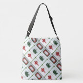 Mahjongのドラゴンの幸運 クロスボディバッグ (裏面)