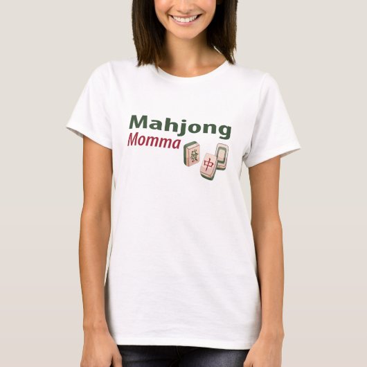 Mahjongのママ Tシャツ (正面)