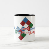 Mahjongの恋人2の調子のマグ ツートーンマグカップ (中央)