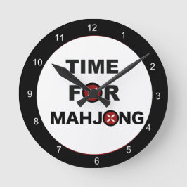 Mahjongの時間 ラウンド壁時計