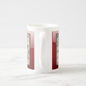 Mahjongの虹のドラゴン ボーンチャイナマグカップ (裏面)