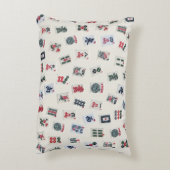 MahJongゲームタイルシンボルデザイン アクセントクッション (裏面(縦))