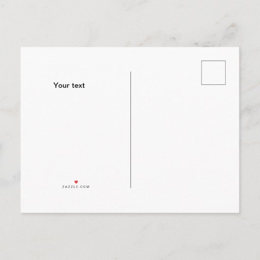 MahJongタイルの個人用設定シンボルデザイン 案内ポストカード (裏面)