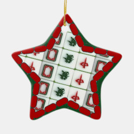 Mahjongパターン セラミックオーナメント