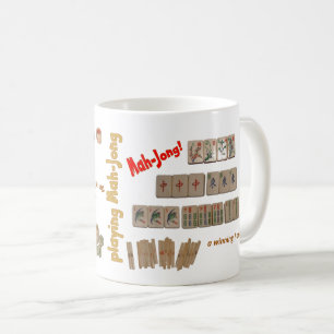 MahJongマグを遊ぶこと コーヒーマグカップ