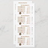 MahJong検数はカード- 3 --を指します(硬貨と) 招待状 (正面/裏面)