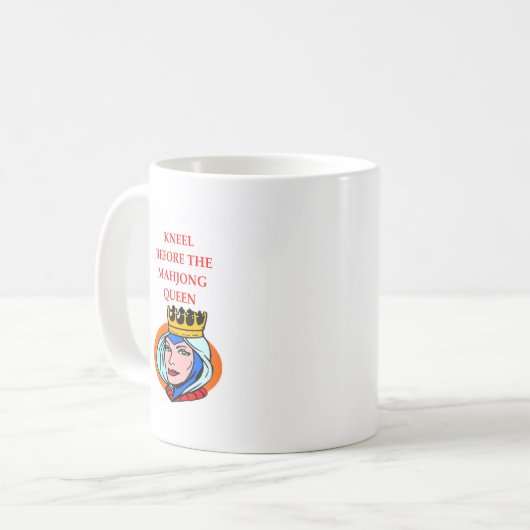 mahjong コーヒーマグカップ (正面左)