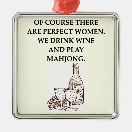 MAHJONG メタルオーナメント (正面)