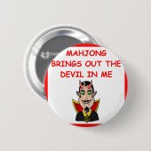 mahjong 缶バッジ (正面&裏面)