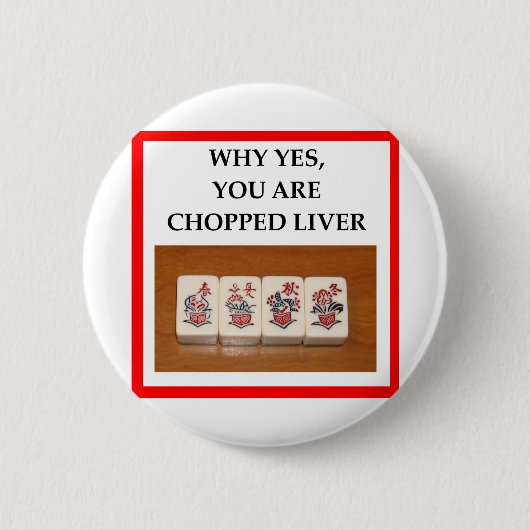 MAHJONG 缶バッジ (正面)