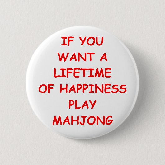 mahjong 缶バッジ (正面)