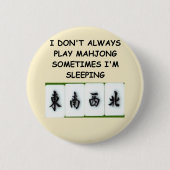 mahjong 缶バッジ (正面)