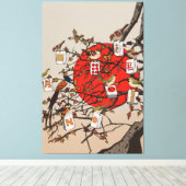 Mahjong Birds Game キャンバスプリント (インサイチュ (ウッドフロア))